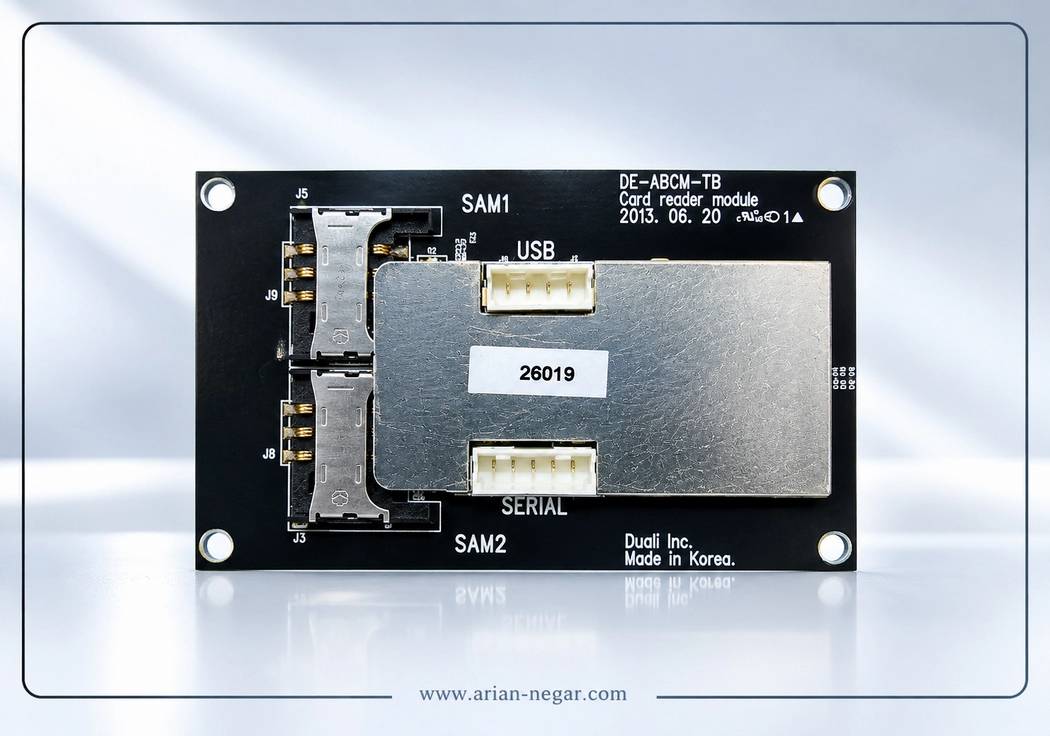 ماژول DUALI ABCM_TB جهت قرائت کارت و تگ rfid