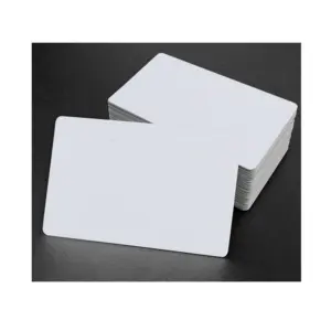 کارت PVC ساده سفید 300 میکرون
